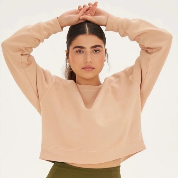 girlfriend collective Tops - Girlfriend Collective Cropped Sweatshirt